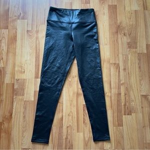 Kyodan Black Coated Leggings Size P/S